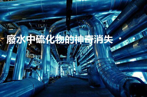 廢水中硫化物的神奇消失，是如何實現(xiàn)的？